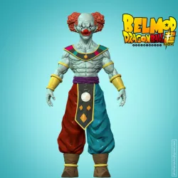 Dragon Ball Super Belmod Statue STL files 3DPrintable