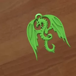 Dragon keychain