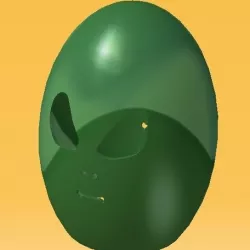 Easter Aliens Egg
