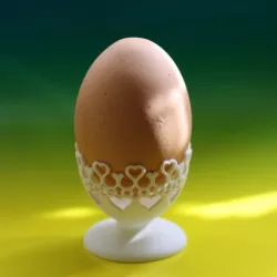 Egg cup small hearts