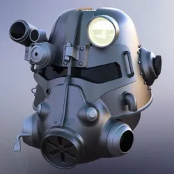 Fallout 3 - T45-d Power Armour Helmet