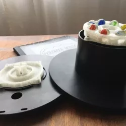 Filament Spool Spray Paint Turntable!