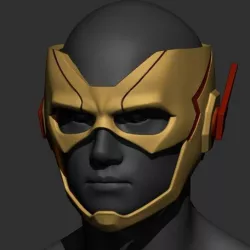 Flash Kid Helmet - DC comic 3D print model 3D print model