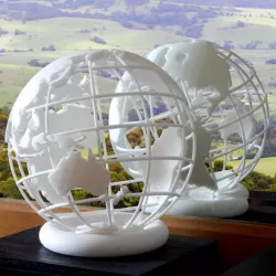 Globe 3D printed