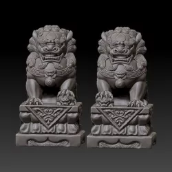 guardian lions or Foo Dogs