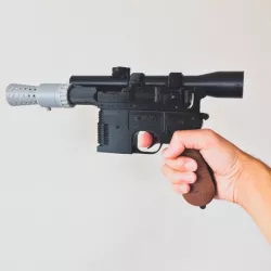 Han Solo's DL-44 Heavy Blaster Pistol - 3D Model kit