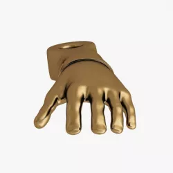 Hand shape keychain