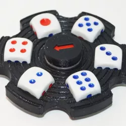 Hand spinner random number generator