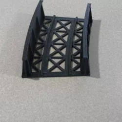 HO Scale 18" Radius Curved Bridge