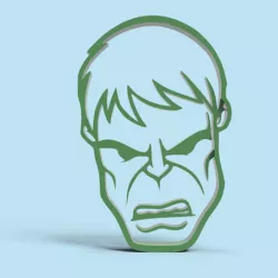 Hulk cookie cutter