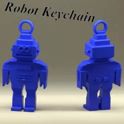 Keychain robot