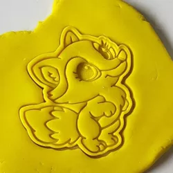 Lady fox cookie cutter