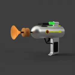 Laser Gun from Rick and Morty cartoon