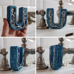 Letter U Steampunk