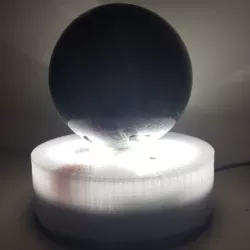 Light evolving lamp