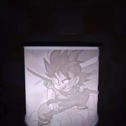 Lithophane dragon ball
