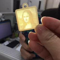 Lithophane Mona Lisa