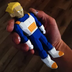 Low Poly Saiyan Armor