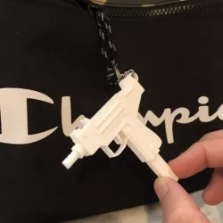 Micro Uzi keychain!