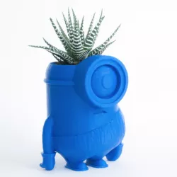 Minion stone age planter