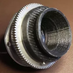 Mitchell NC Movie Camera, lens housing
