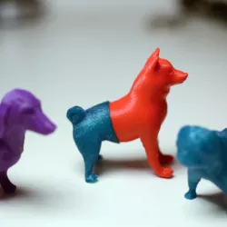 Mixable dog models - Puzzle game