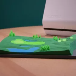 Multi-Color Golf Course Model