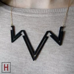 Necklace - Double letter V
