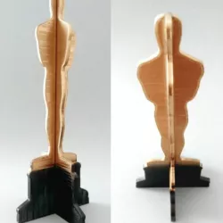 Oscar, 3d printable trophy