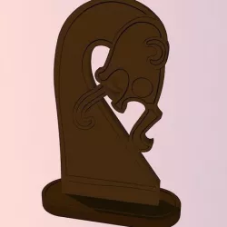 Oseberg Tent Post Carving - Viking