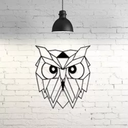 Owl Wall Sculpture 2D