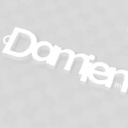 PERSONALIZABLE KEY HOLDER Damien