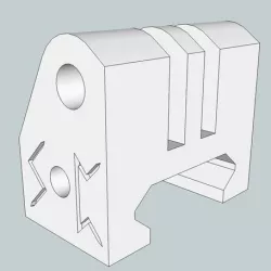 Picatinny gopro support