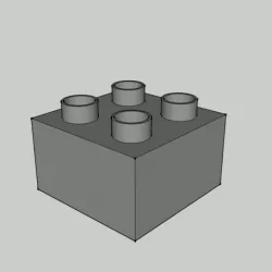 Play Room Lego Duplo Model Type 4x - Thick