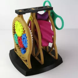 Pointlessly complex gear device