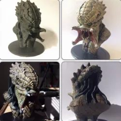 Predator Bust Sculpt (HD)