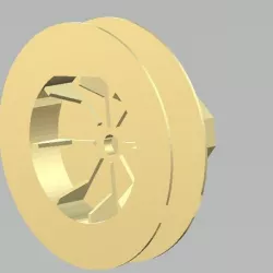 pulley for blind rope