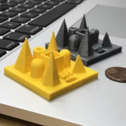 Quick 3D Printer Fine Detail Test