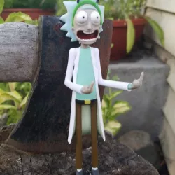 Rick Sanchez figure from Rick and Morty, "Peace among worlds"