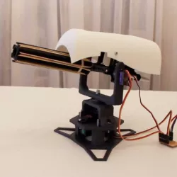 Rubber bands sentry gun