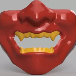 Samurai Half Mask (Mempo)