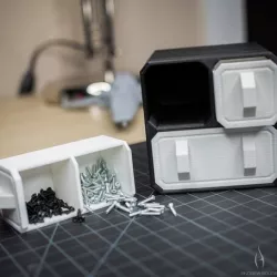 Scifi Small Part Storage Crates