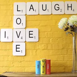 Scrabble Game Piece Wall Art