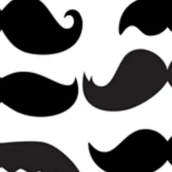 Set x 6 mustache/ moustaches - Cookie cutter