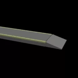 Simple dock with border and ramp