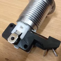 Slat contacts for arcade button or Pincab