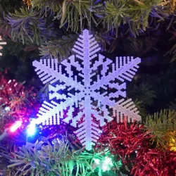 Snowflake growth simulation in BlocksCAD