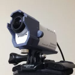 SONY HDR-AZ1VR Attachment for Gopro Mount v2