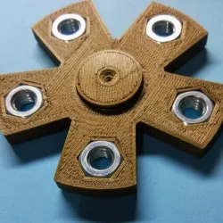 Spinner M8 Hex Nut