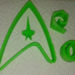 Starfleet cookie cutters: Command, science and engineering
